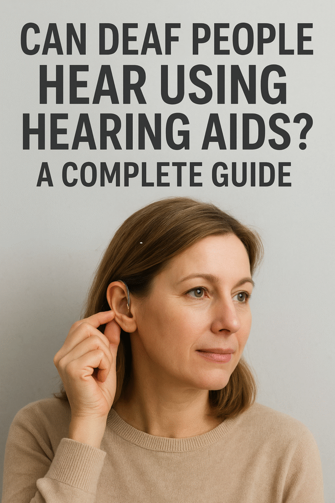 Can Deaf People Hear Using Hearing Aids