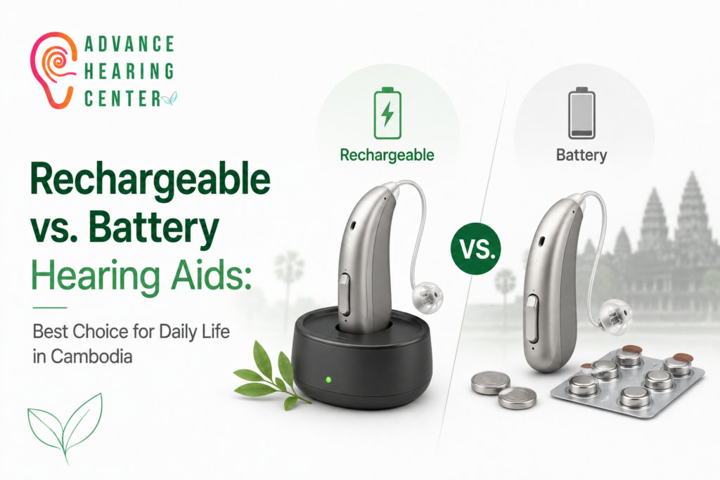 Rechargeable vs. Battery Hearing Aids